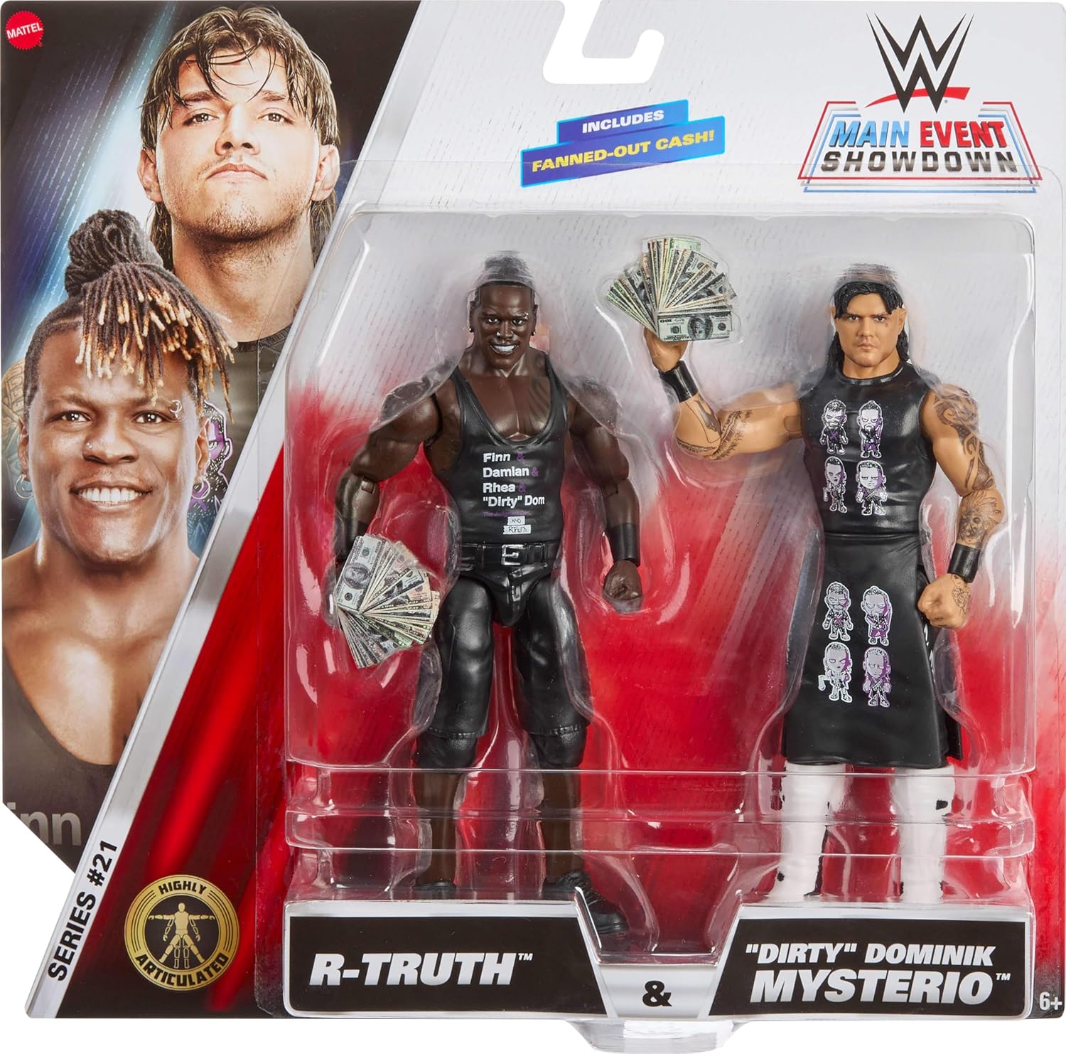 Mattel WWE Main Event Showdown R-Truth & Dirty Dominik Mysterio 2-Pack