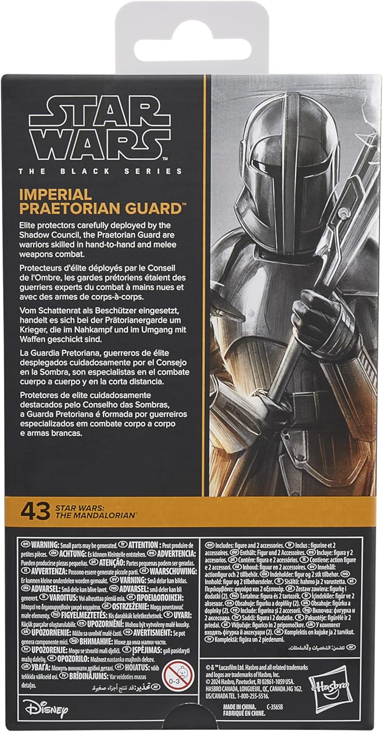 Star Wars The Black Series Imperialer Prätorianischer Gardist, Star Wars: The Mandalorian Premium Action-Figur zum Sammeln (15 cm