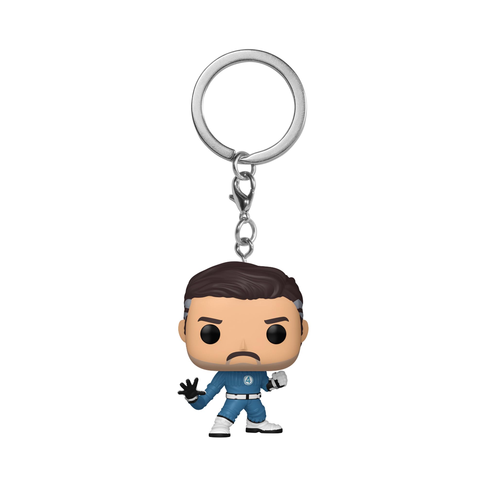 Funko Pop! Keychain: Fantastic Four - Mr.Fantastic - (2025) - Mr. Fantastic - Fantastic Four (2025) Novelty Keyring - Collectable Mini Figure - Stocking Filler - Gift Idea - Official Merchandise