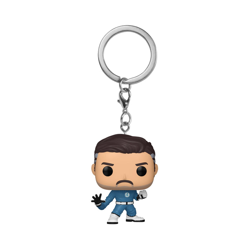 Funko Pop! Keychain: Fantastic Four - Mr.Fantastic - (2025) - Mr. Fantastic - Fantastic Four (2025) Novelty Keyring - Collectable Mini Figure - Stocking Filler - Gift Idea - Official Merchandise