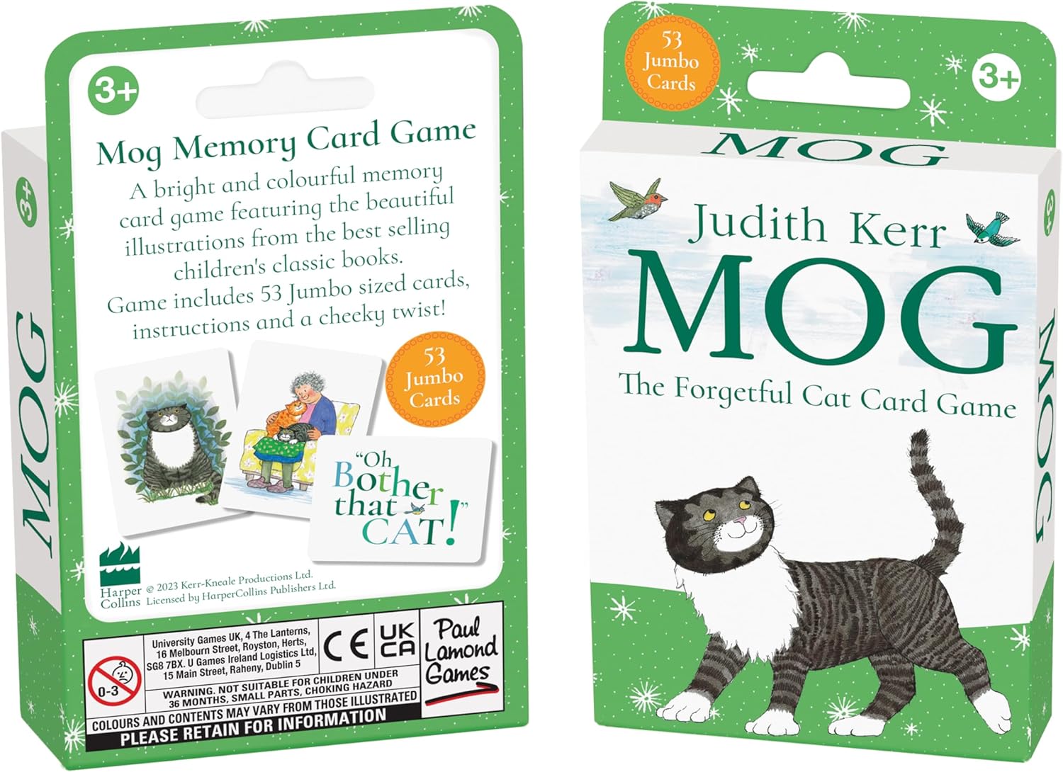 University Games Mog The Forgetful Cat Card Game