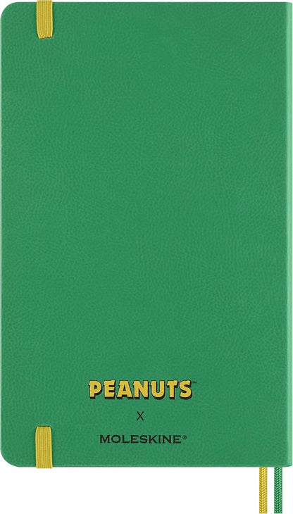 Moleskine Peanuts Daily Planner 2026, 12-Month Agenda with Hard Cover, Elastic Closure, and Themed Stickers, Large Format 13 x 21 cm