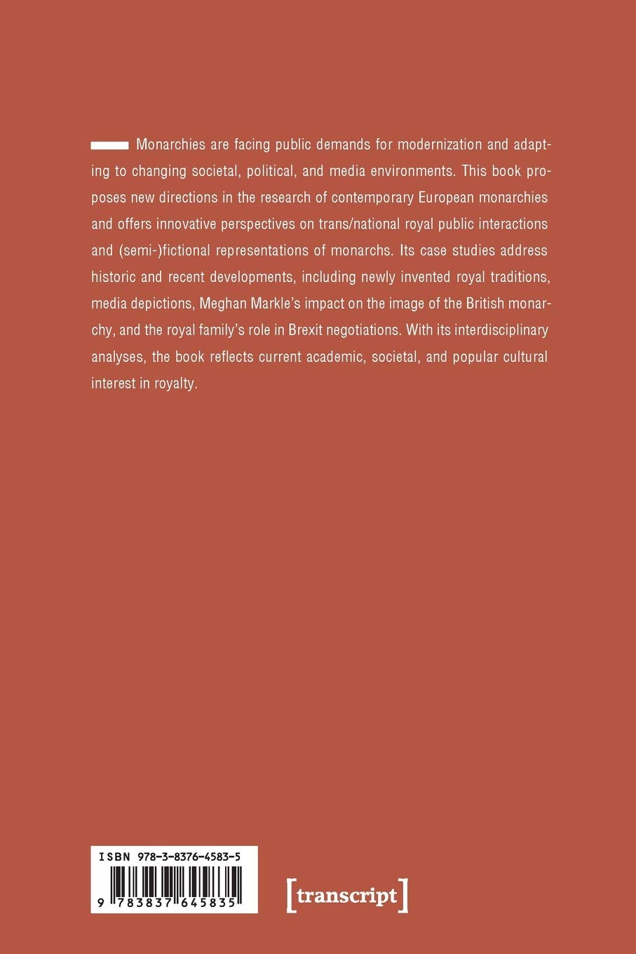Realms of Royalty – New Directions in Researching Contemporary European Monarchies