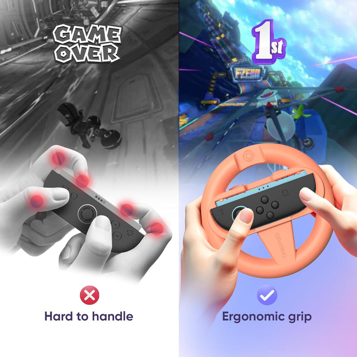 Oniverse Nsw2 Pack Of 4 Racing Wheel Controller Holders