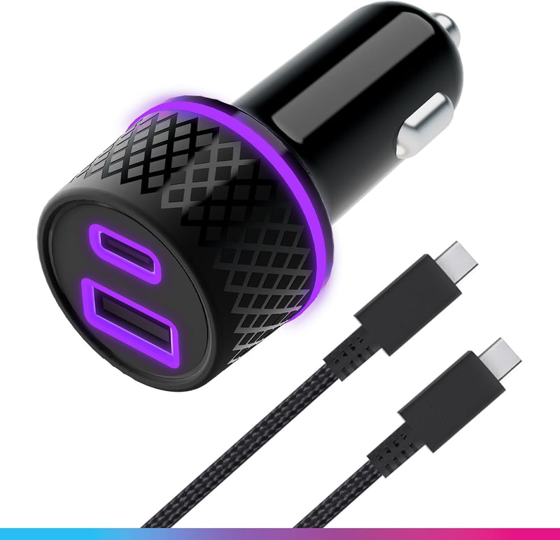 Oniverse Cable Car Charger Adaptor 60W, 1.5 M - Black