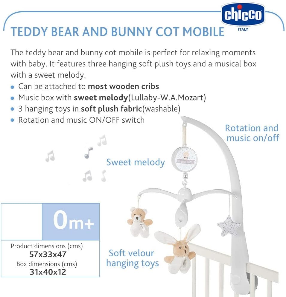 Chicco Mobiel Teddybeer En Konijn