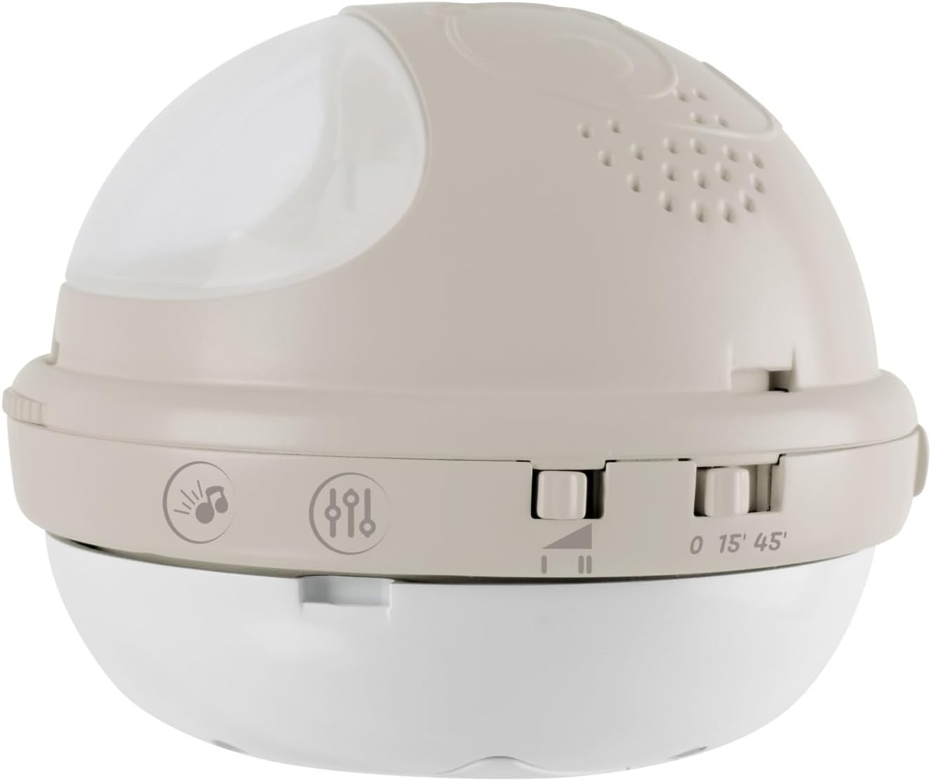 First Dreams Regenboog Muzikale Draaimolen, 3in1 Evolutionaire Draaimolen voor Pasgeborenen met Rustgevende Melodieën en Regenboogprojectie, met 4 Zachte Hangers