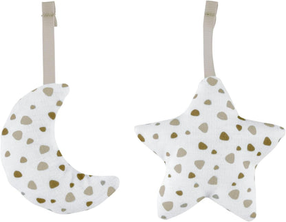First Dreams Regenboog Muzikale Draaimolen, 3in1 Evolutionaire Draaimolen voor Pasgeborenen met Rustgevende Melodieën en Regenboogprojectie, met 4 Zachte Hangers