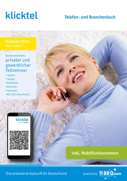 Klicktel Telefon- Und Branchenbuch Frhjahr 2025