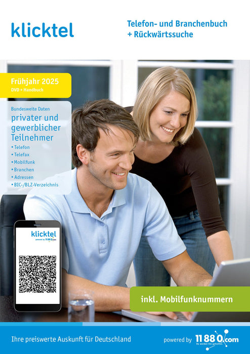Klicktel Telefon- Und Branchenbuch + Rckwrtssuche Frhjahr 2025