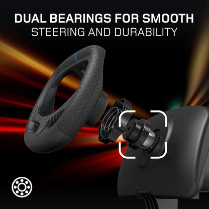 Gioteck FR5 Racing Wheel Dock for DualSense & DualEdge Controller on PS5, PC, and Steam Deck - Auto Centring - For Motion Sensor Games Only - GT7 Compatible