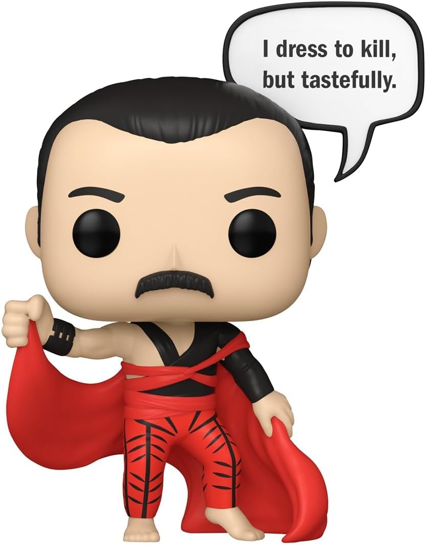 Funko Pop! Sayings: Freddie Mercury - Queen - Figura de Vinilo Coleccionable - Idea de Regalo - Mercancia Oficial - Juguetes para Niños y Adultos - Music Fans - Muñeco para Coleccionistas