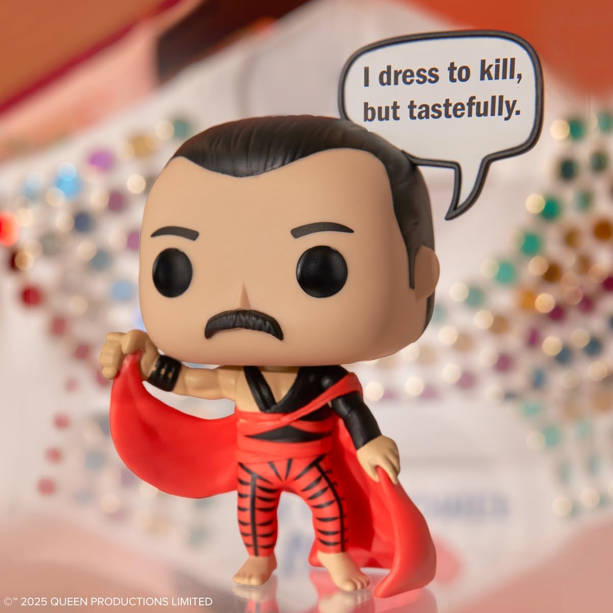 Funko Pop! Sayings: Freddie Mercury - Queen - Figura de Vinilo Coleccionable - Idea de Regalo - Mercancia Oficial - Juguetes para Niños y Adultos - Music Fans - Muñeco para Coleccionistas