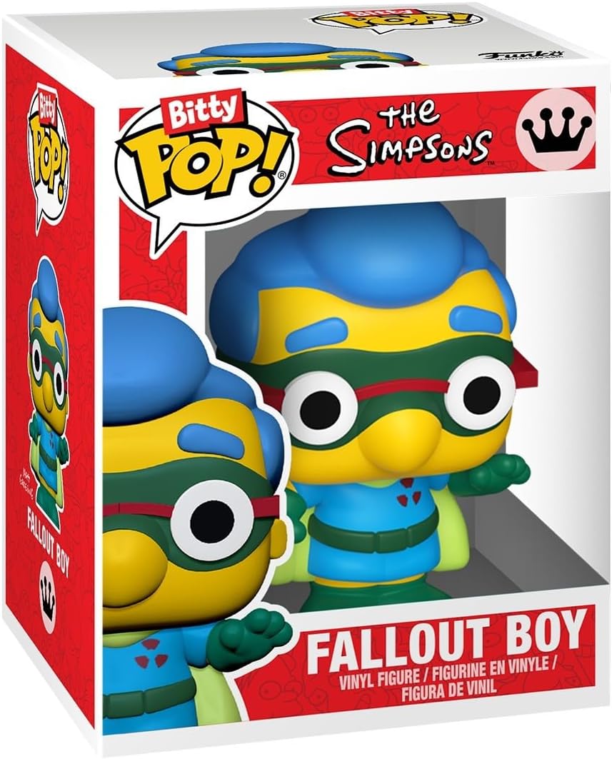Funko Bitty Pop! The Simpsons - Maggie - 4 Pack - 1/6 Odds for Rare Chase Variant and A Surprise Mystery Mini Figure - 0.9 Inch (2.2 Cm) Collectable - Stackable Display Shelf Included