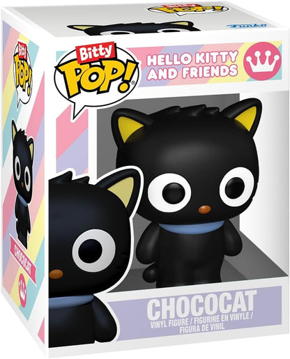 Funko Bitty Pop! Hello Kitty - 4 Pack - 1/6 Odds for Rare Chase Variant and A Surprise Mystery Mini Figure - 0.9 Inch (2.2 Cm) Collectable - Stackable Display Shelf Included