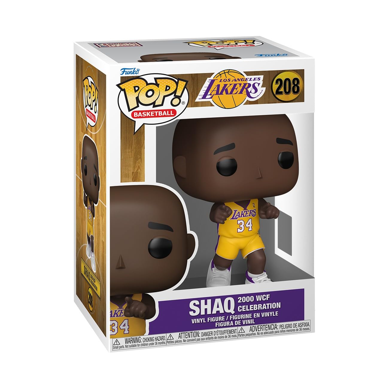 Funko Pop! NBA: Lakers - Shaquille O'Neal - Shaq - ('00 WCF Celebration) - Shaquille O'Neal - Collectable Vinyl Figure - Gift Idea - Official Merchandise - Toys for Kids & Adults - Sports Fans