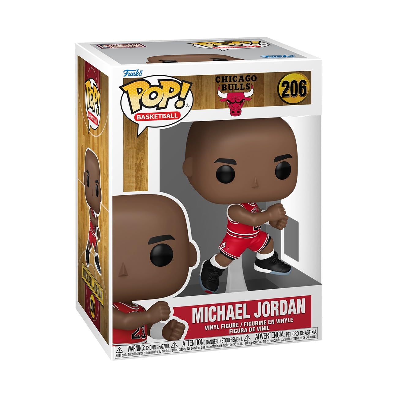 Funko Pop! NBA: Bulls - Michael Jordan - ('89) "The Shot - Collectable Vinyl Figure - Gift Idea - Official Merchandise - Toys for Kids & Adults - Sports Fans - Model Figure for Collectors
