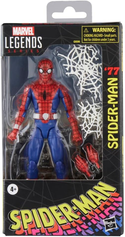 Marvel Legends Series Spider-Man '77 Classic Collectible Figure Inspired by the 6 Inch Movie