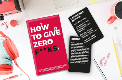 Gift Republic - How to Give Zero F**cks Card Pack