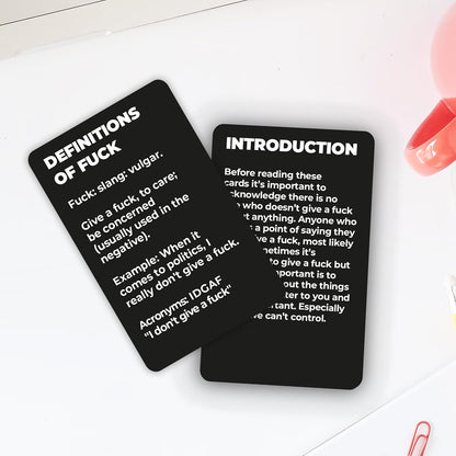 Gift Republic - How to Give Zero F**cks Card Pack