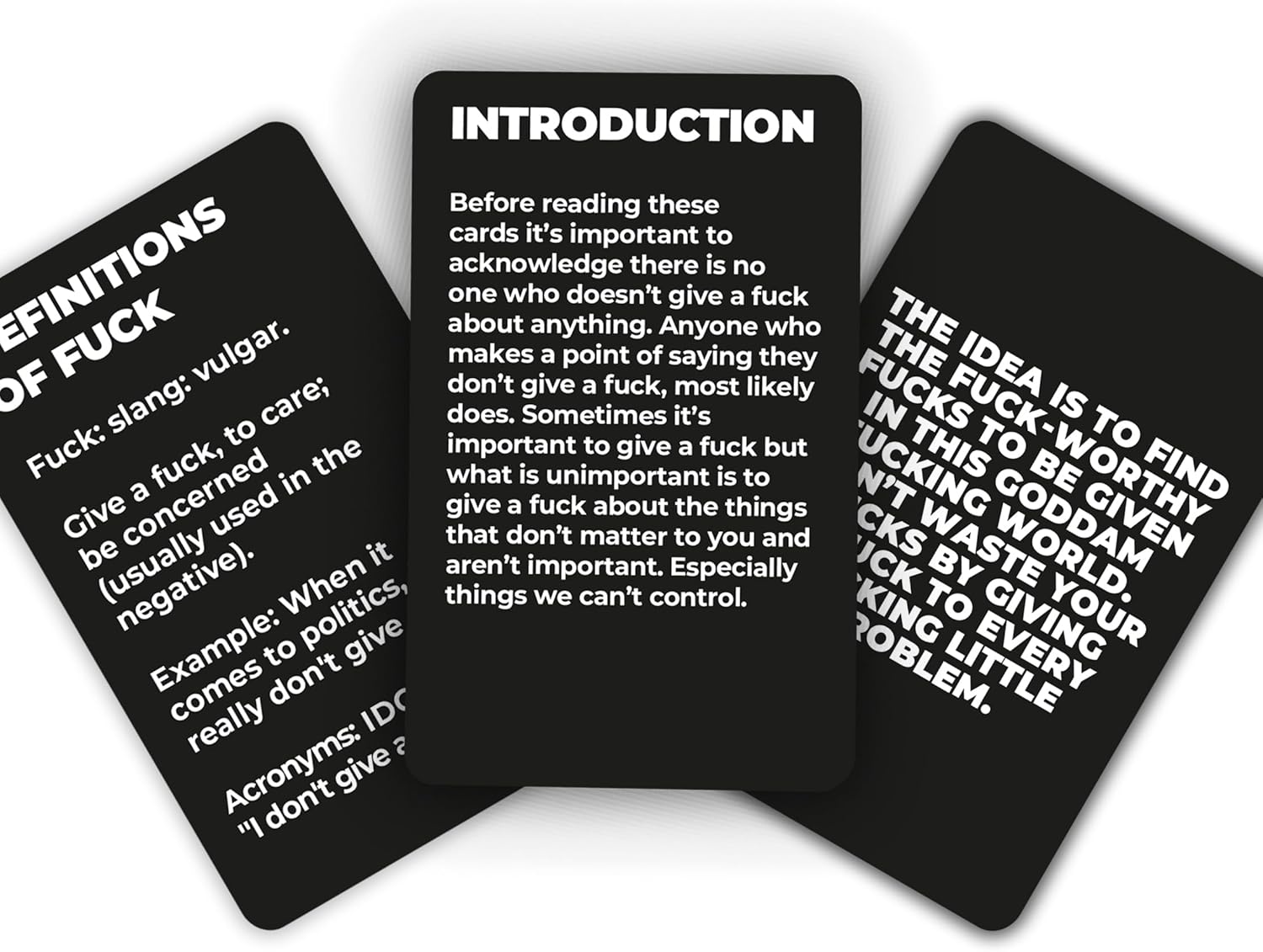 Gift Republic - How to Give Zero F**cks Card Pack