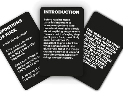 Gift Republic - How to Give Zero F**cks Card Pack