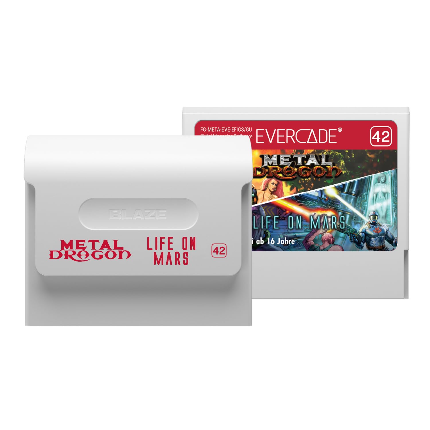 Blaze Evercade Metal Dragon-Life On Mars Cartridge