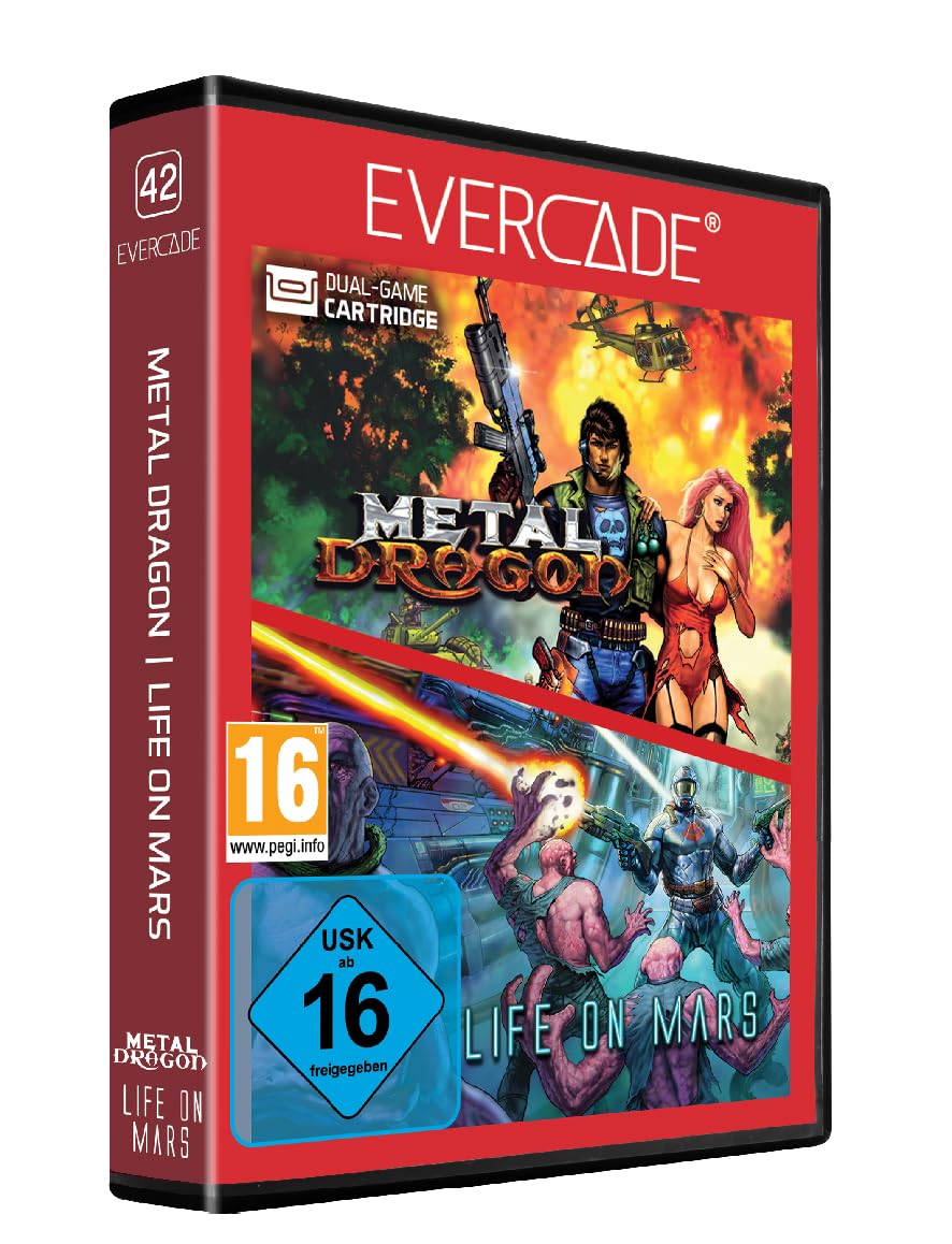 Blaze Evercade Metal Dragon-Life On Mars Cartridge