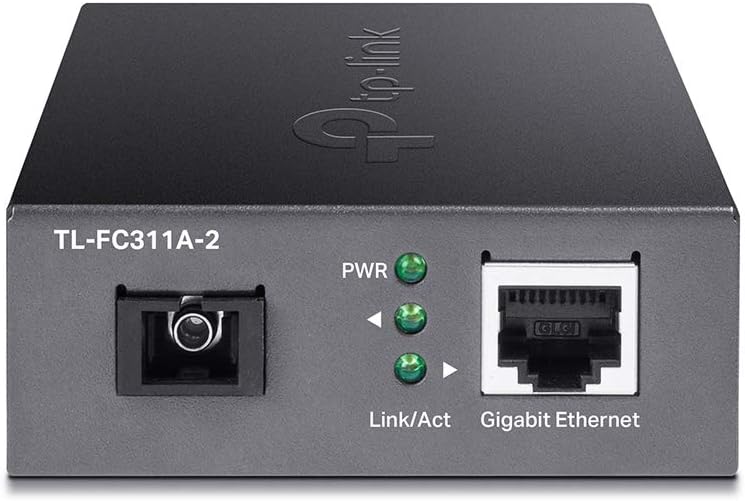 Tp-Link Tl-Fc311A-2 - V1 - Fibre Media Converter - 1Gbe - 1000Base-T, Wdm, 1000Base-Sc - Rj-45 / Sc Single-Mode - Up To