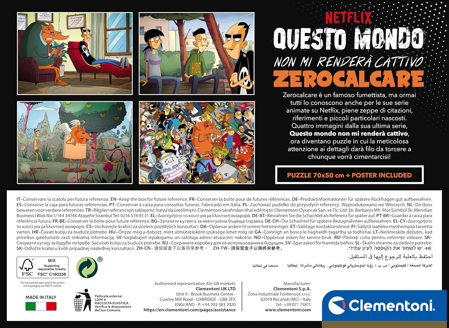 Zerocalcare - Questo Mondo 4 (Compact Box 1000 stukjes)