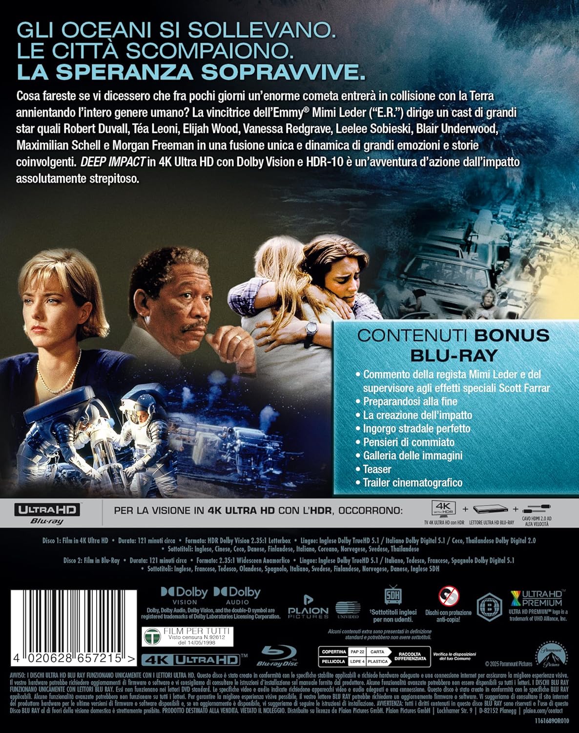 Blu-Ray 4K Uhd Deep Impact (4K Ultra Hd+Blu-Ray)