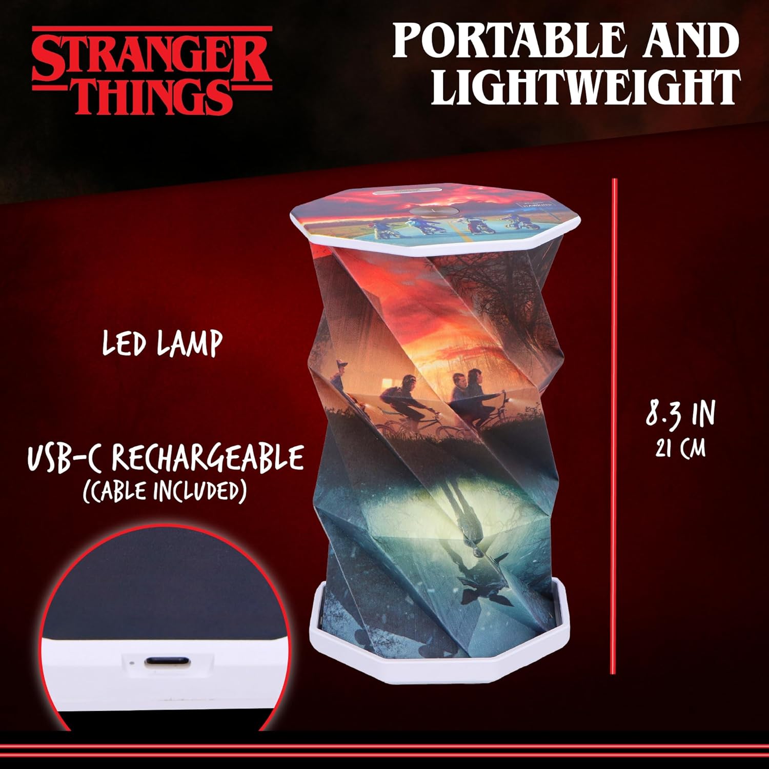 Stranger Things The Upside Down Foldable Lamp 21Cm