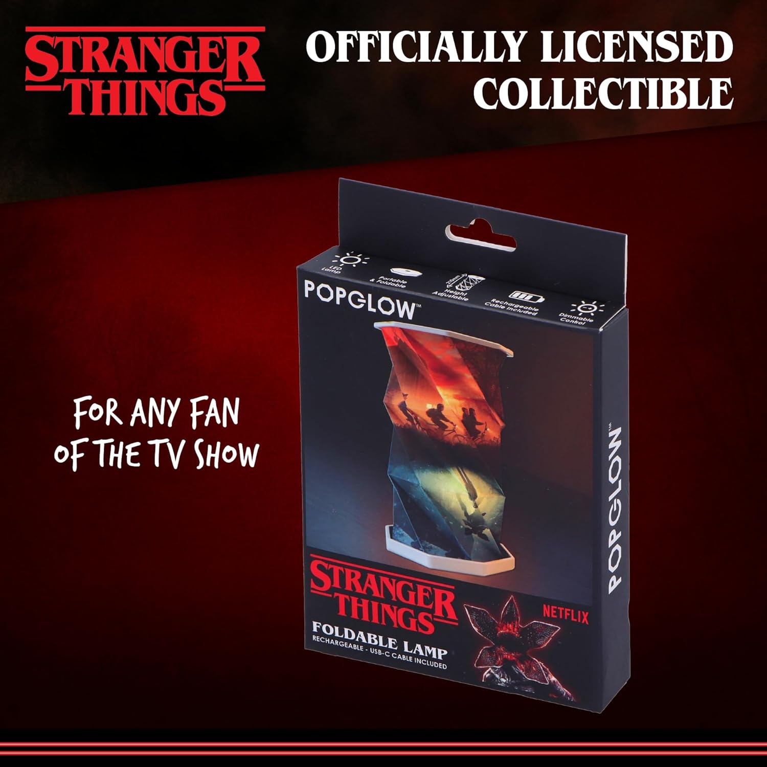Stranger Things The Upside Down Foldable Lamp 21Cm