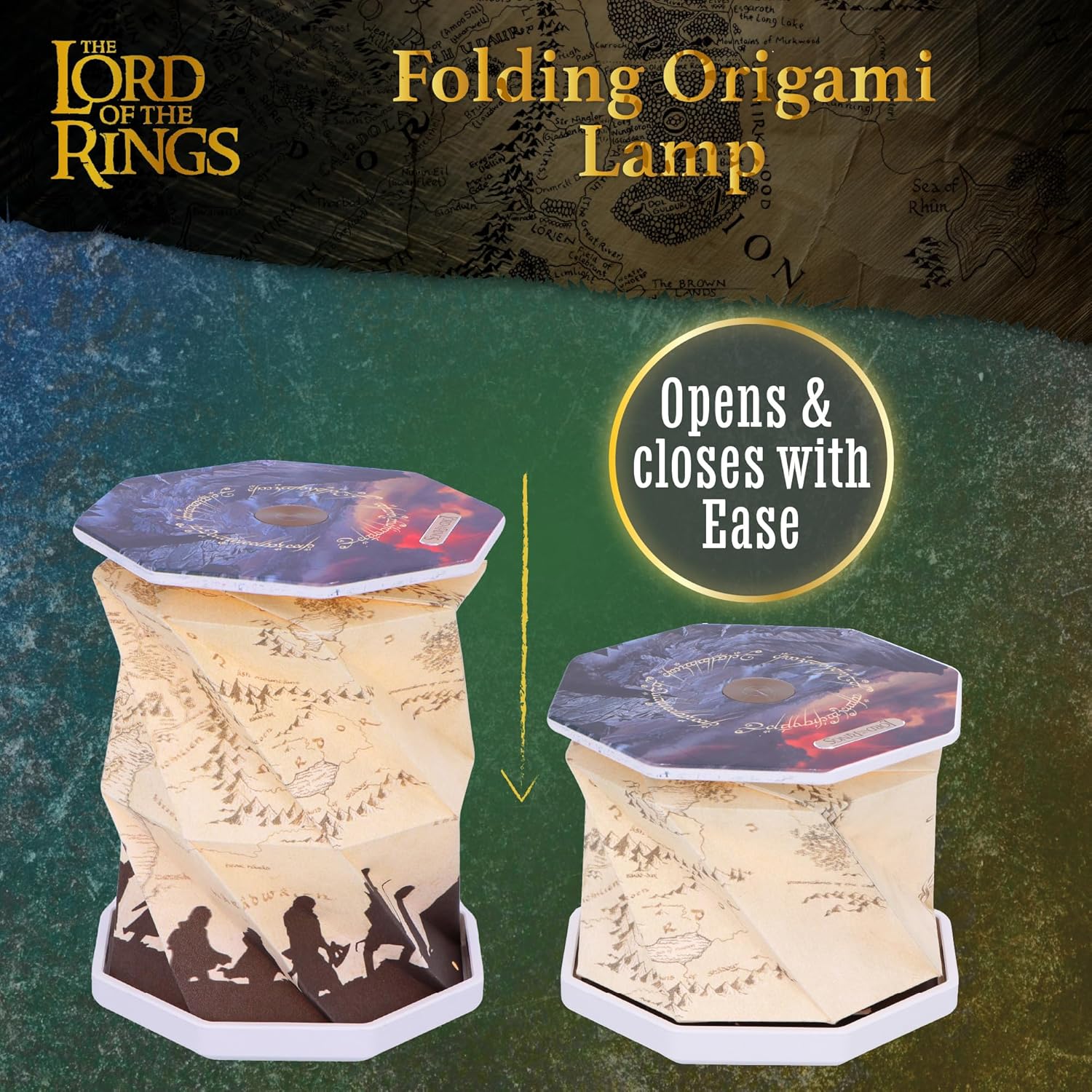 Herr der Ringe faltbare Lampe 15 cm