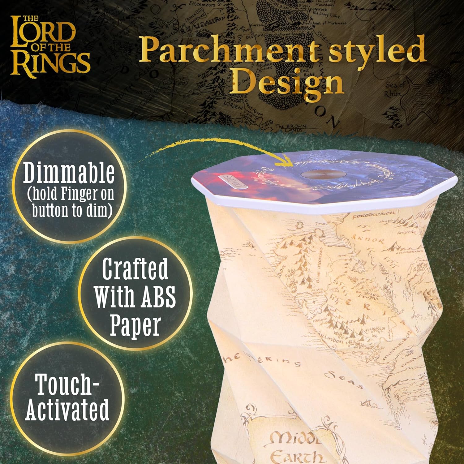 Herr der Ringe faltbare Lampe 15 cm