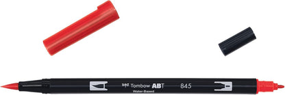 Tombow ABT-10C-MANGA1 viltstift, Dual Brush Pen met twee punten, 10-delige manga-set Shonen