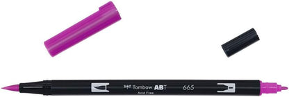 Tombow ABT Dual Brush Pen, set of 10 Galaxy Colors, pen with two tips, perfect for hand lettering and bullet journaling, water-soluble