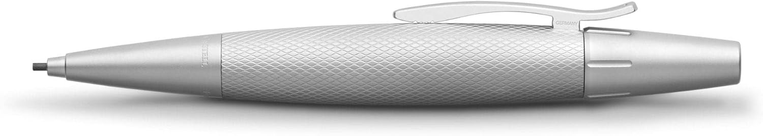 Faber-Castell E-motion Twist Pencil - Pure Silver, 138676