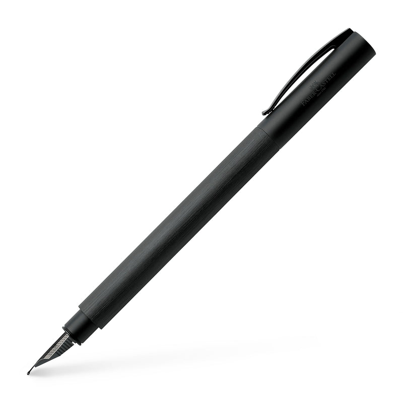 Faber-Castell 147153 - Füller Ambition All Black, Federbreite B, black