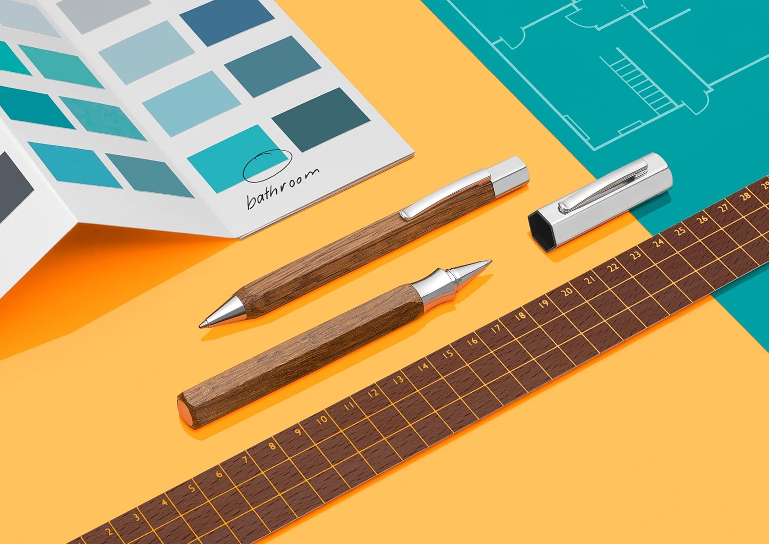 Faber-Castell ONDORO INK ROLLER BALL SMOKED OAK
