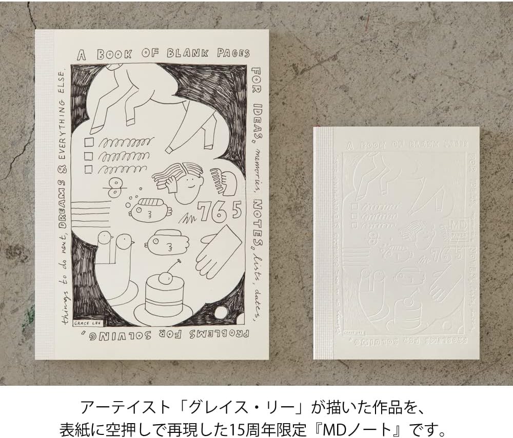 [Limited Edition] Md Notebook<A6> Blank 15Th Grace Lee