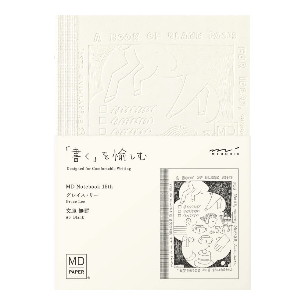 [Limited Edition] Md Notebook<A6> Blank 15Th Grace Lee