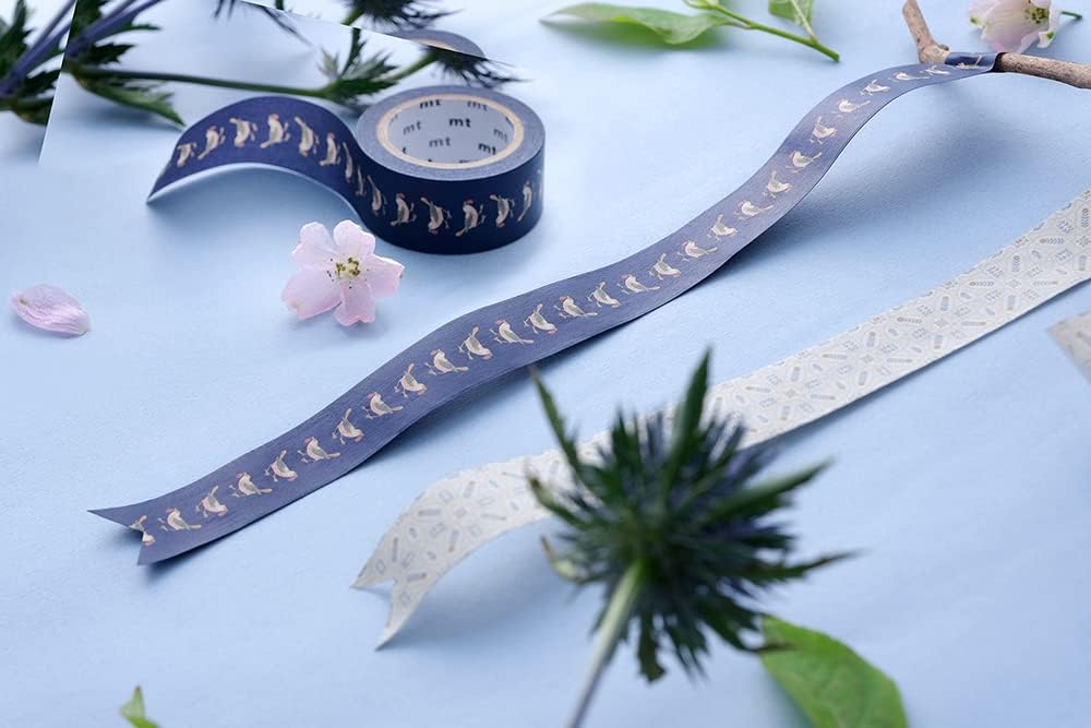 MT Morris & Co. Washi Masking Tape 20mm x 7m - Strawberry Thief Bird