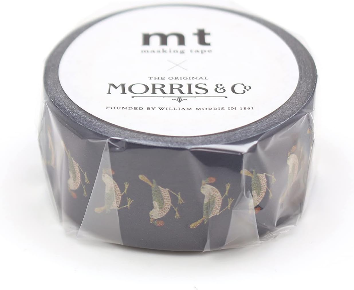 MT Morris & Co. Washi Masking Tape 20mm x 7m - Strawberry Thief Bird