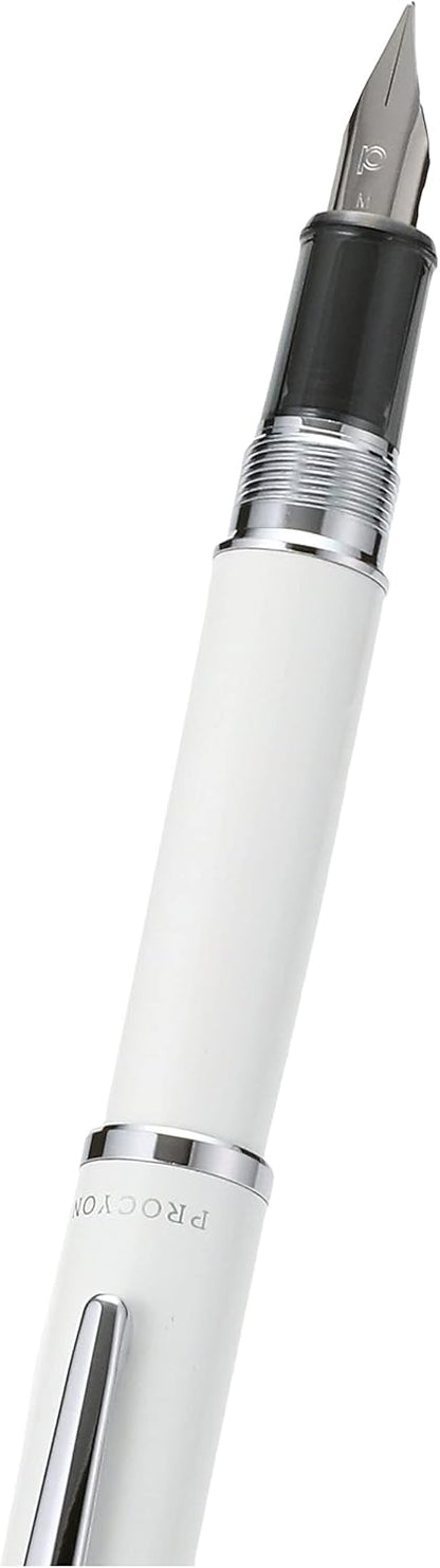 PLATINUM Procyon PNS-5000#3 Vulpen/penpunt: M Medium/Kleur: Wit porselein/Handgemaakt/Met Geschenkdoos/Vulpen