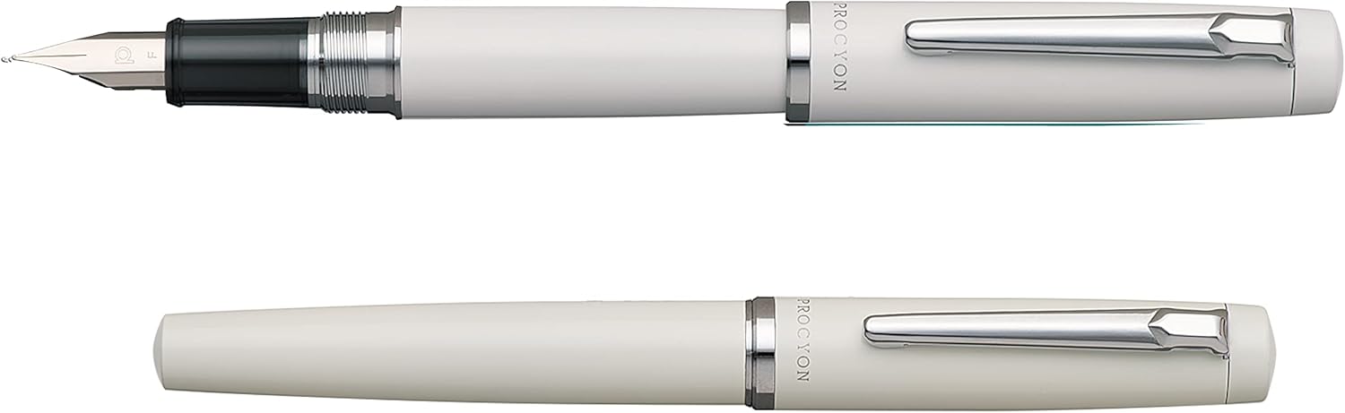 PLATINUM Procyon PNS-5000#3 Vulpen/penpunt: M Medium/Kleur: Wit porselein/Handgemaakt/Met Geschenkdoos/Vulpen
