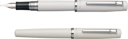 PLATINUM Procyon PNS-5000#3 Vulpen/penpunt: M Medium/Kleur: Wit porselein/Handgemaakt/Met Geschenkdoos/Vulpen