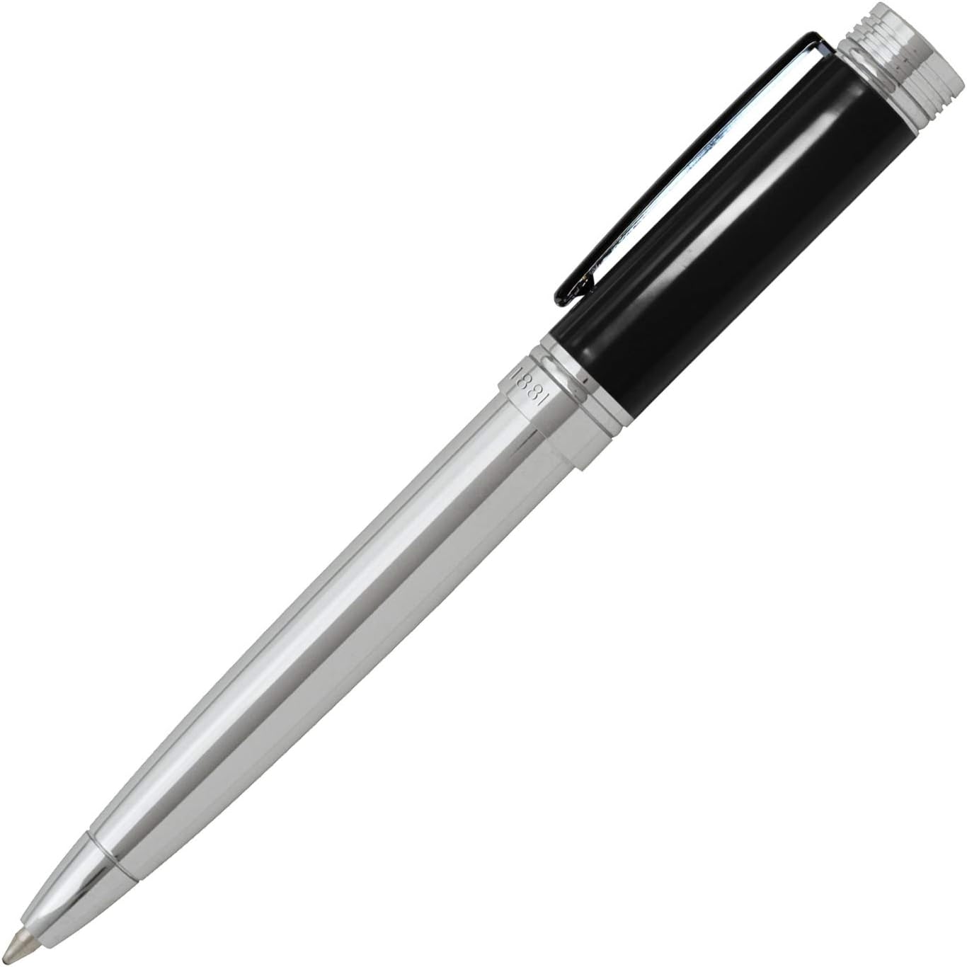 Cerruti 1881 NS5554 Ballpoint Pen Zoom Silver/Black