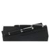 Hugo Boss ICON HPPR501 - Set di 2 penne stilografiche e penna roller in nero e argento, per uomini e donne, per tutte le occasioni, confezione da 1