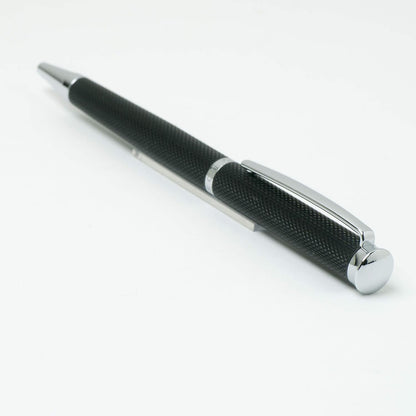 Hugo Boss HSY7994A Sophisticated Diamond Ballpoint Pen - Black/Chrome